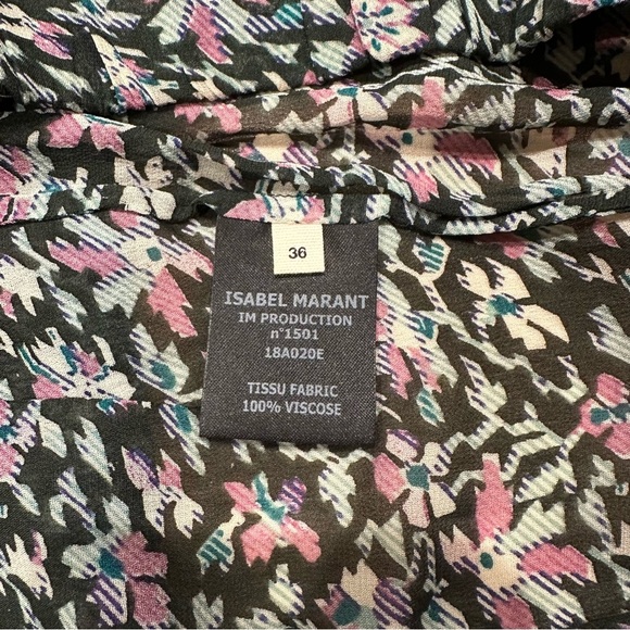 Isabel Marant Etoile Floral Jeezon Tiered Midi Skirt size 36 (fits small/med) - Picture 8 of 9